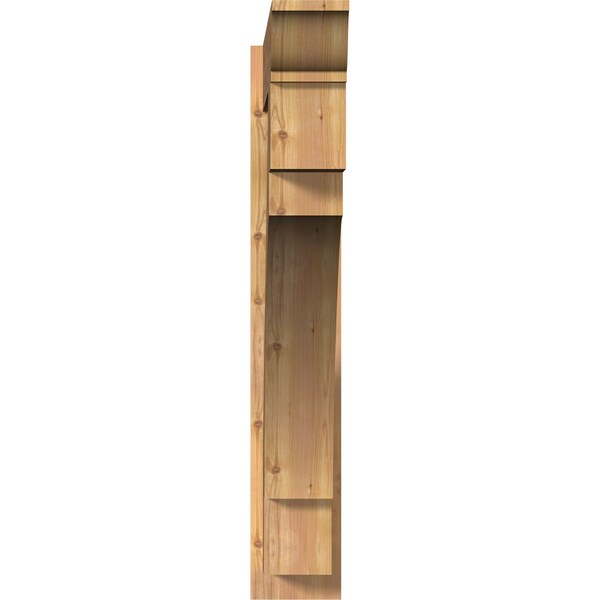 Merced Traditional Smooth Outlooker, Western Red Cedar, 7 1/2W X 46D X 46H